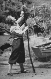 Colin Wyatt als Siebenundzwanzigjähriger in Neuseeland, 1936 (aus Wyatt, Going Wild)